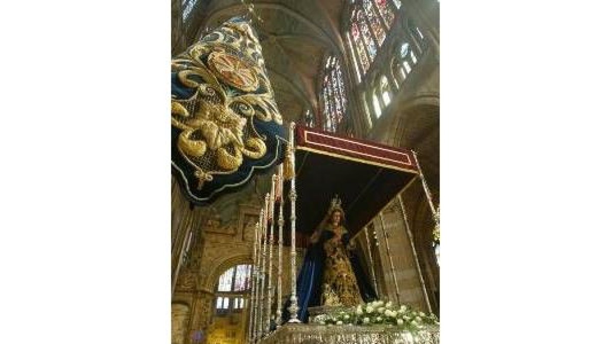Imagen de la talla de Bejarano que va a procesionar en la Semana Santa de León