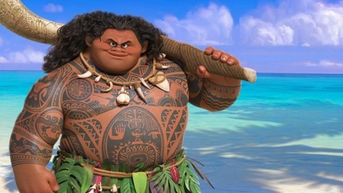 Maui, el polémico nuevo personaje de la última película de Disney, Moana.