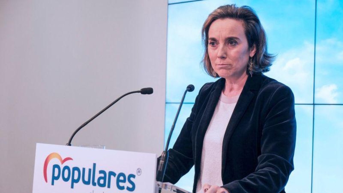 La vicepresidenta de Polítia Social del PP, Cuca Gamarra.