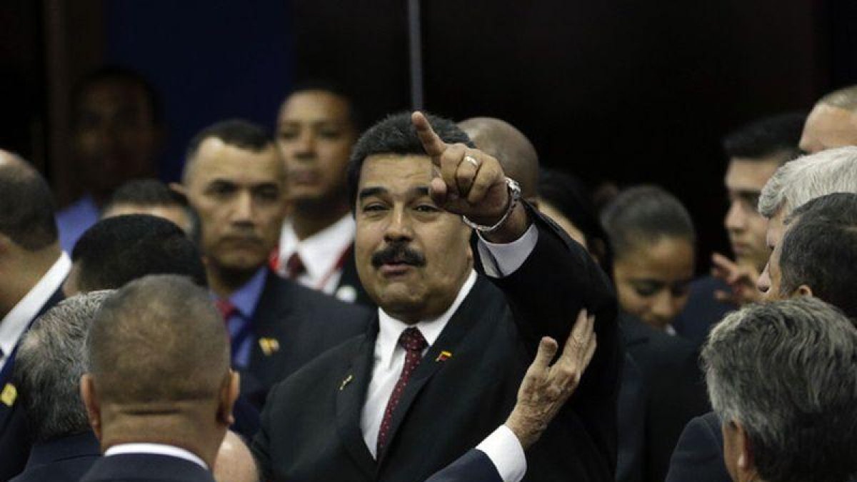 Nicolas Maduro, presidente de Venezuela, durante la Cumbre de las Américas celebrada en Panamá este fin de semana.