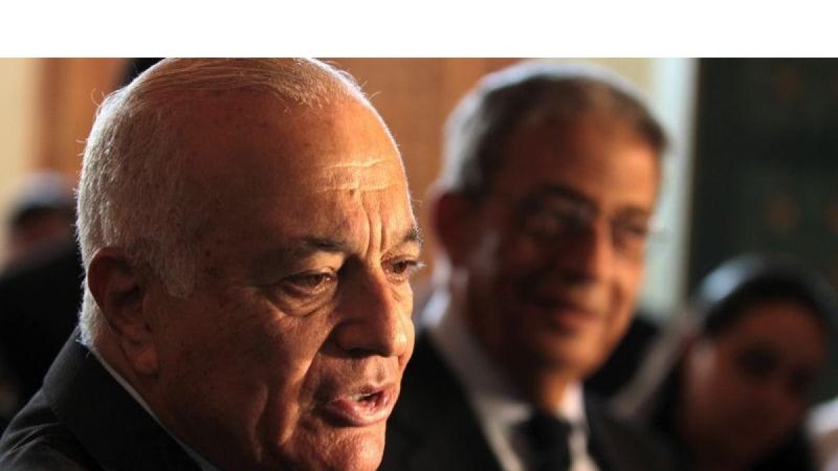 El secretario general de la Liga Árabe, Nabil al-Arabi.