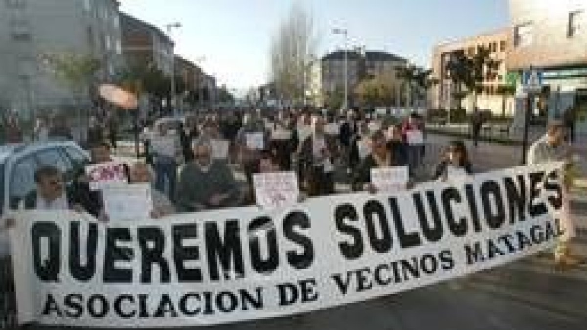 La manifestación comenzó ayer alrededor de las seis de la tarde