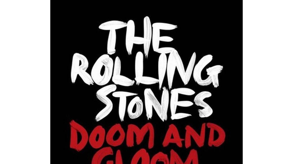 Portada del single de los Rolling Stones 'Doom and gloom'.