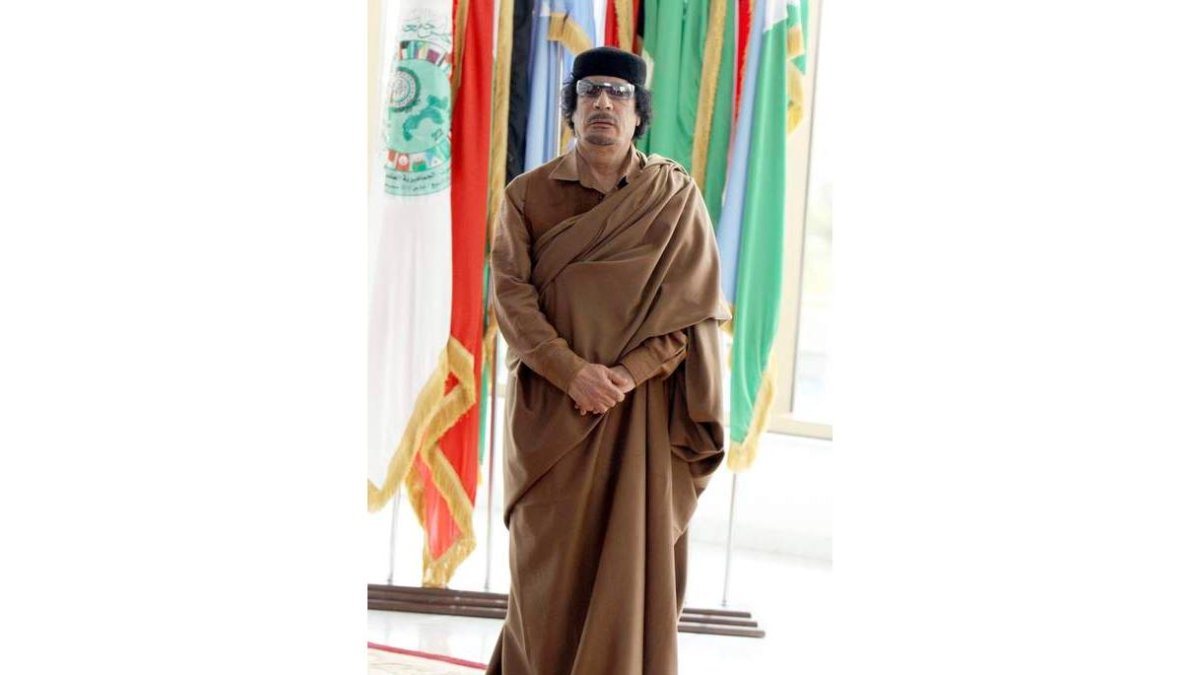 Gadafi, en una imagen de archivo.