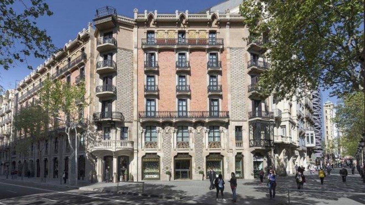 El Hotel Monument, en el paseo de Gracia de Barcelona.