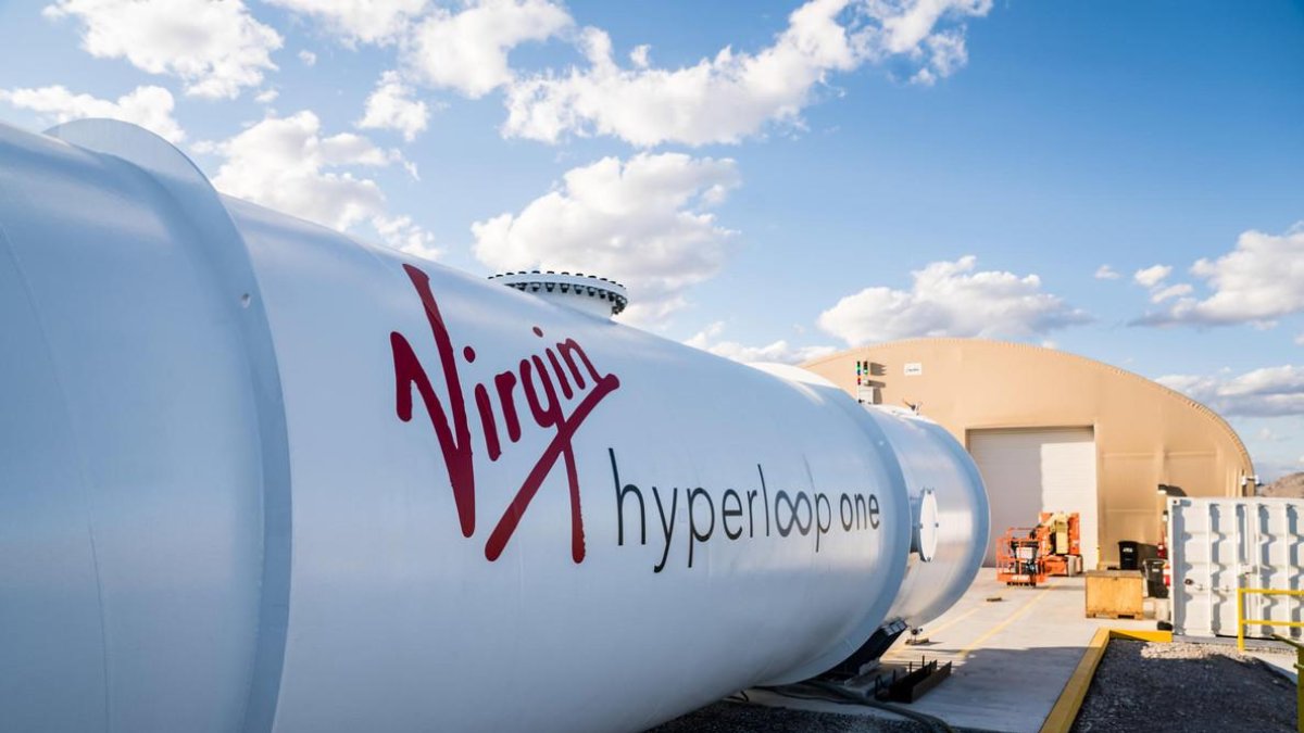 Tubos de prueba de Hyperloop Virgin.