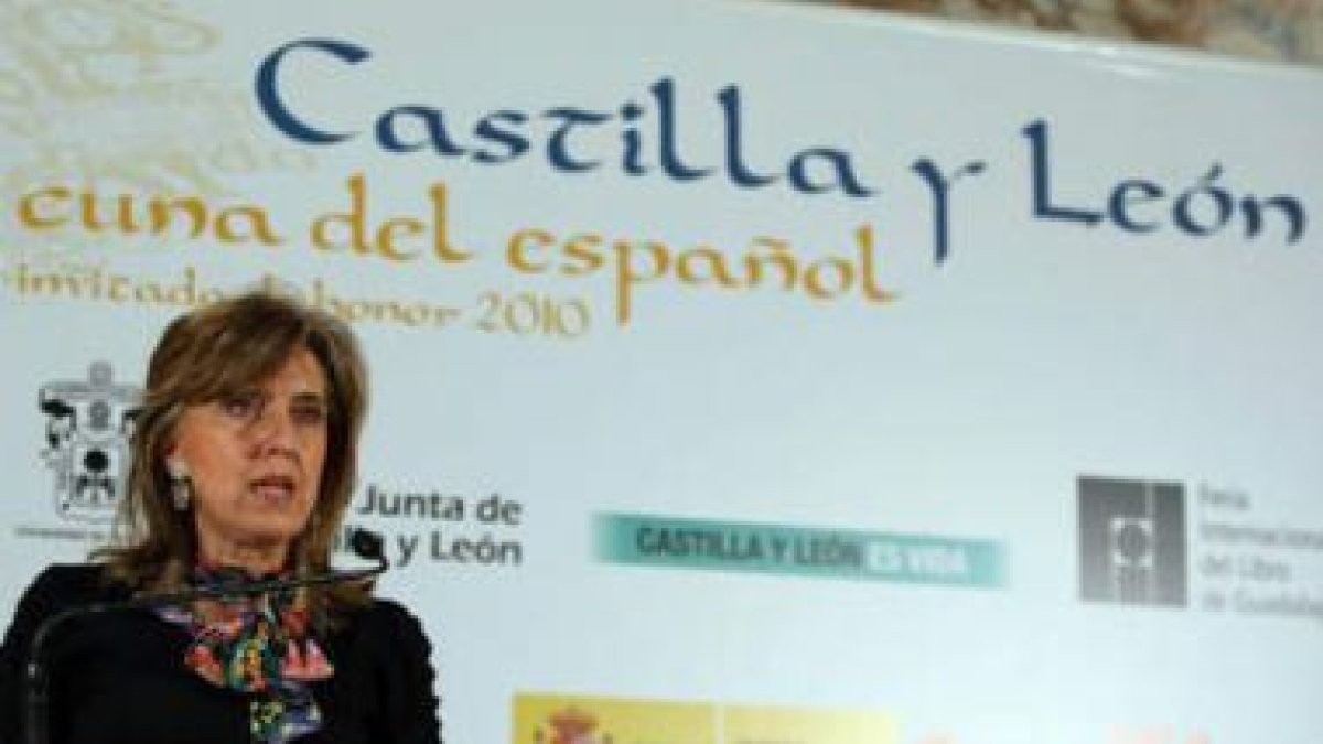 María José Salgueiro presentó la participación de Castilla y León en la feria mexicana.