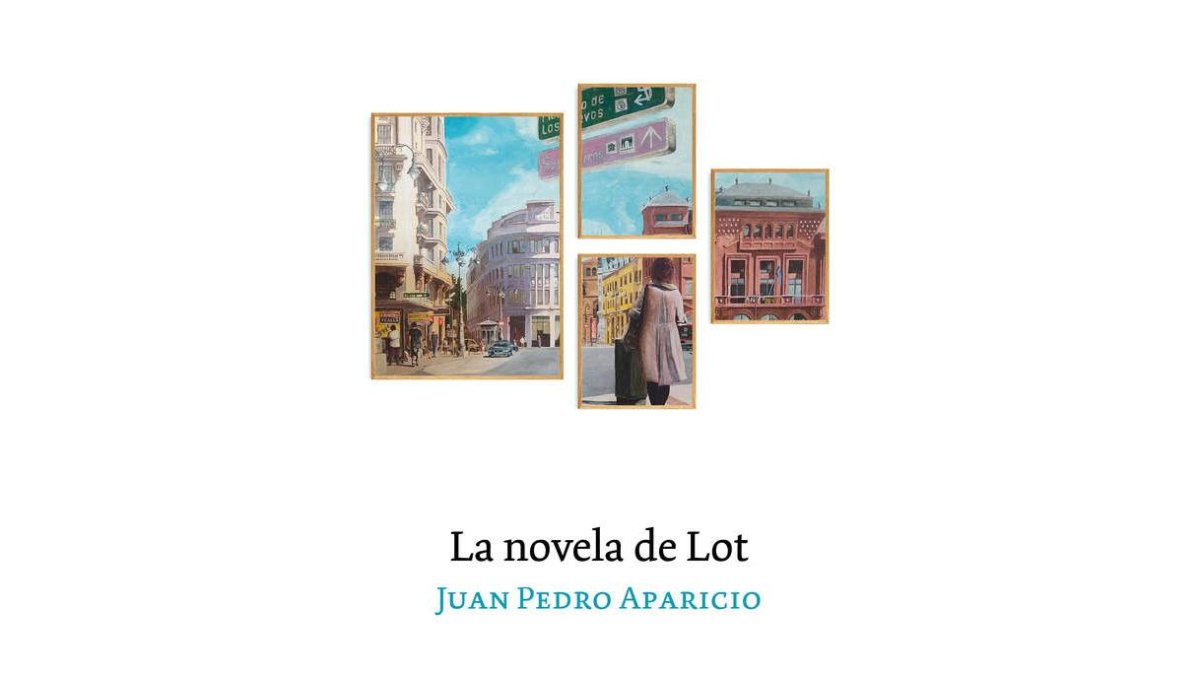 El escritor Juan Pedro Aparicio en una terraza de la capital