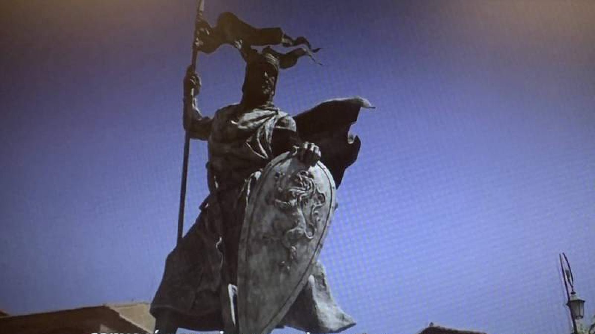 Dos fotogramas del vídeo que estrenó ayer las Cortes de Castilla y León para conmemorar online el 38 aniversario del Estatuto. DL
