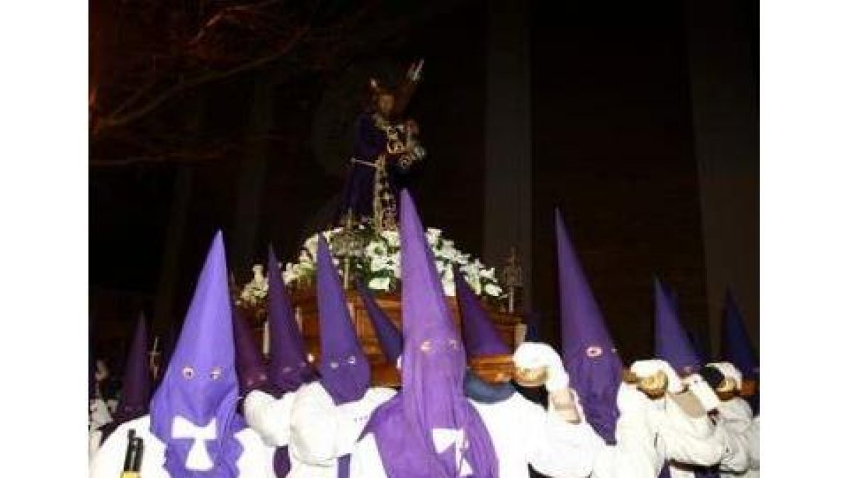 Procesión de la Semana Santa del pasado año en Ponferrada