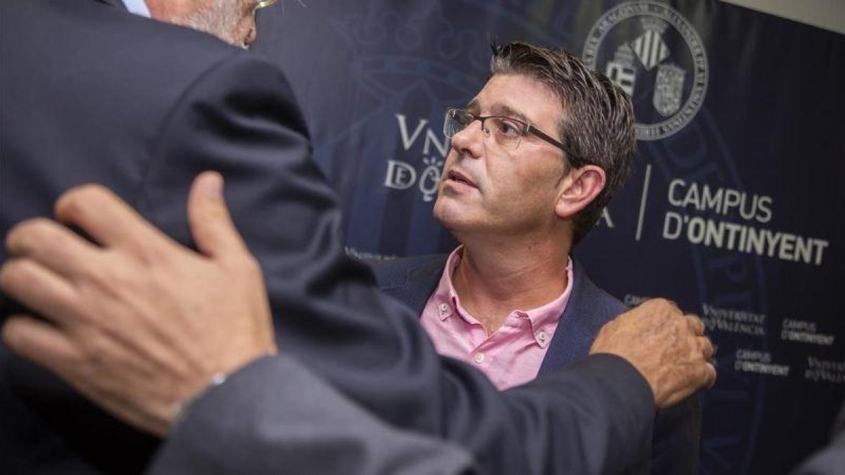 El alcalde de Ontinyent y expresidente de la Diputación de Valencia, Jorge Rodríguez, este miércoles.