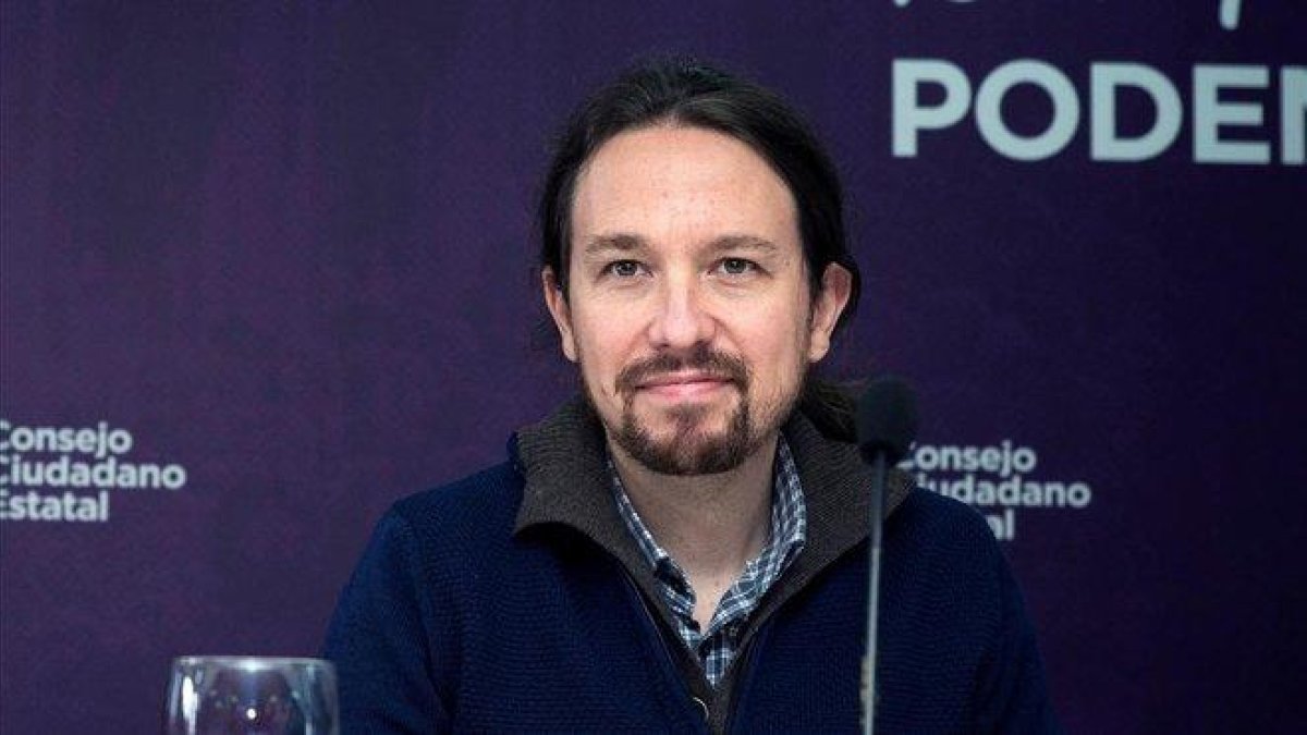 El secretario general de Podemos,  Pablo Iglesias.