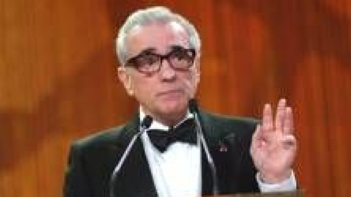 Martin Scorsese, ayer, durante la conferencia que pronunció en el palacio de congresos de Marraquech