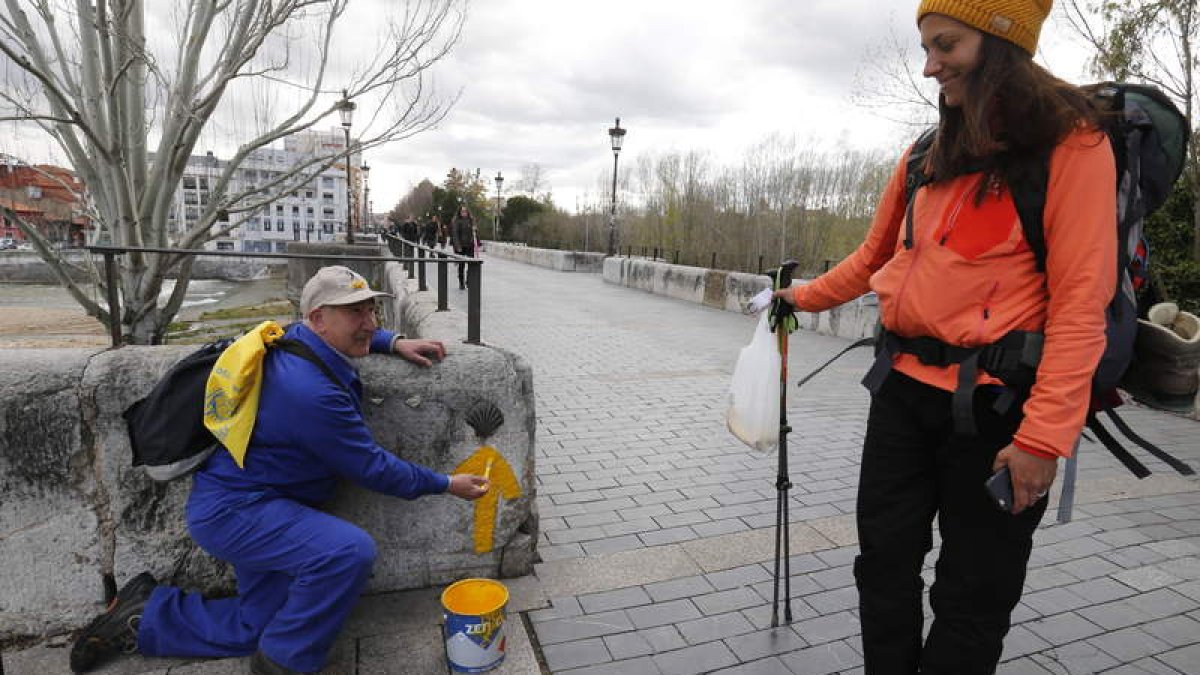 León es una de las plazas más destacadas en el transcurso del Camino de Santiago. RAMIRO