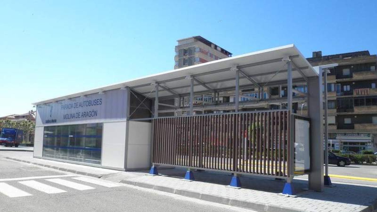La estación modular de Molina de Aragón (Guadalajara) se construyó en el 2011.