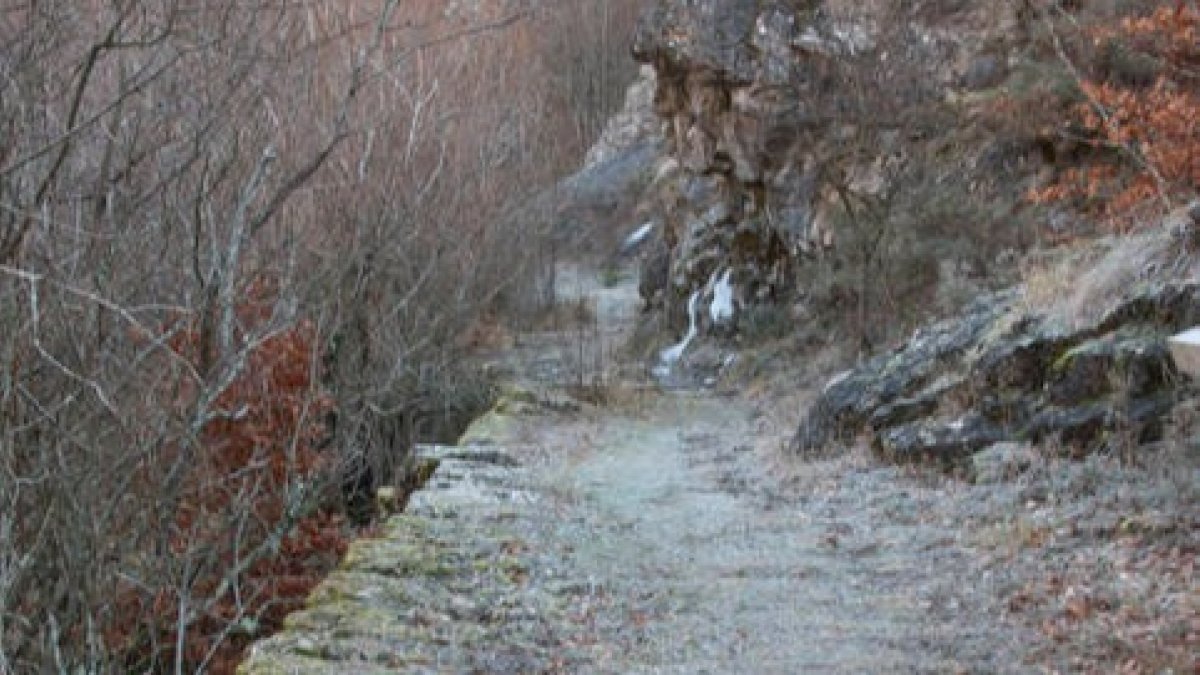 Fotografía de archivo de la ruta de la calzada romana de Valdoré. NORBERTO