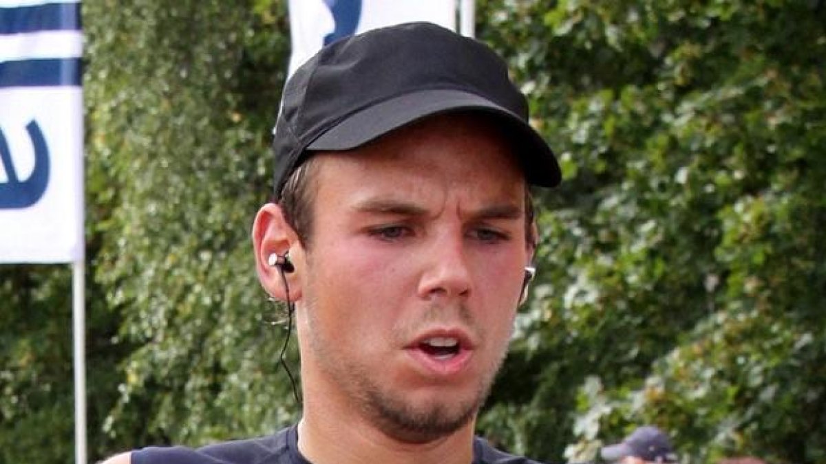 Andreas Lubitz en una carrera popular en Hamburgo, en el 2009.