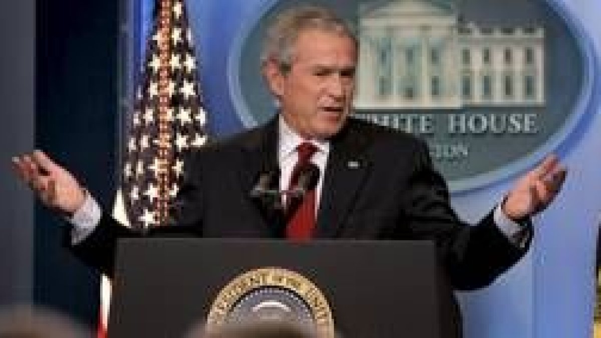 Bush criticó a la oposición al utilizar los ocho «suspensos» en Irak para atacarle de nuevo