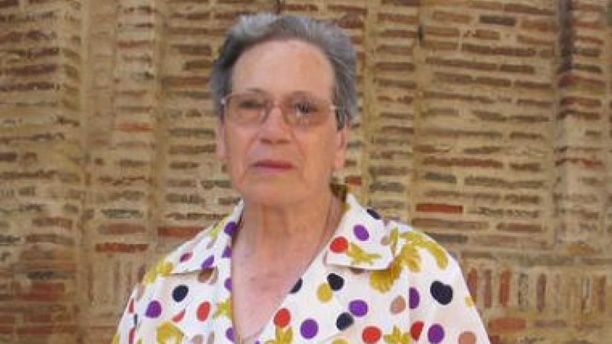 Maruja Guardo, presidenta de la asociación de Grajal.
