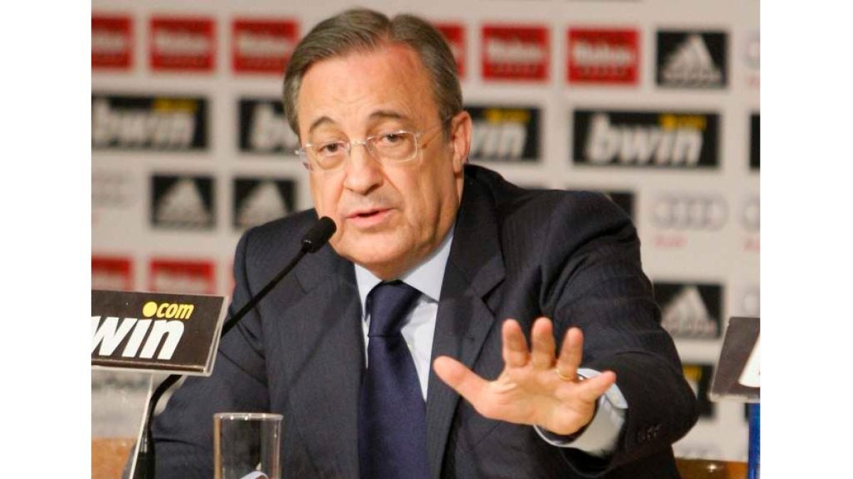 Florentino Pérez aseguró que el Madrid no se rinde.