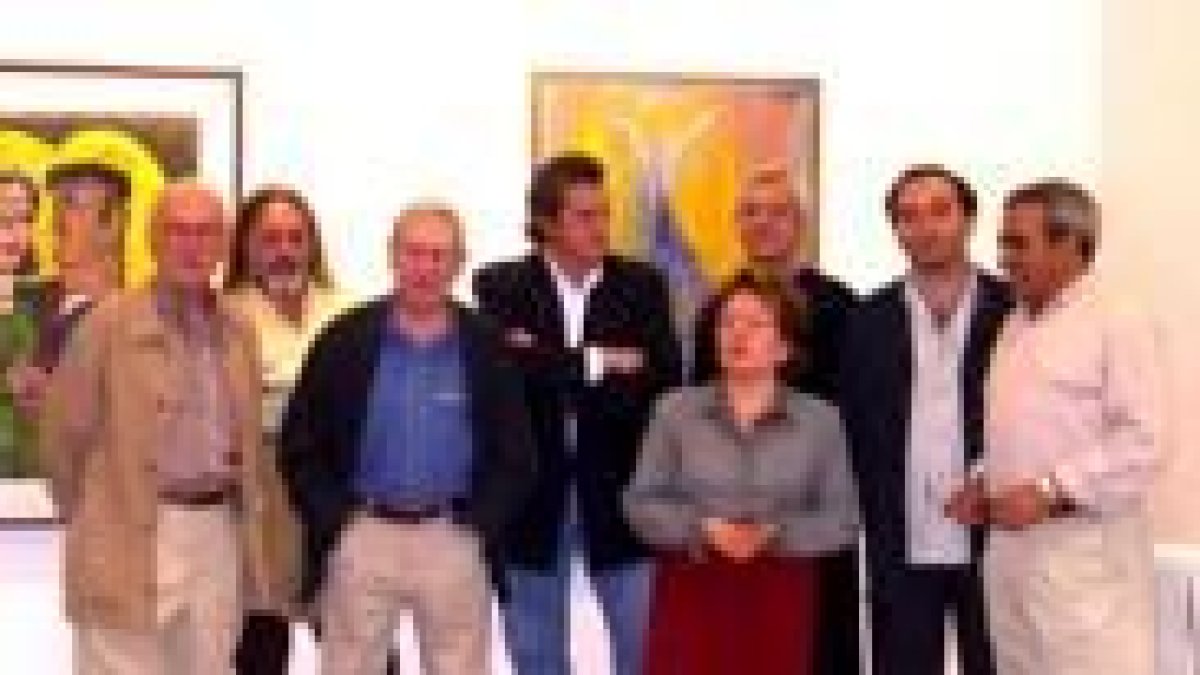 Los ocho artistas que exponen en la galería Arte Lancia