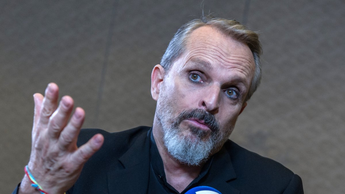 El cantante Miguel Bosé. EFE/GIORGIO VIERA