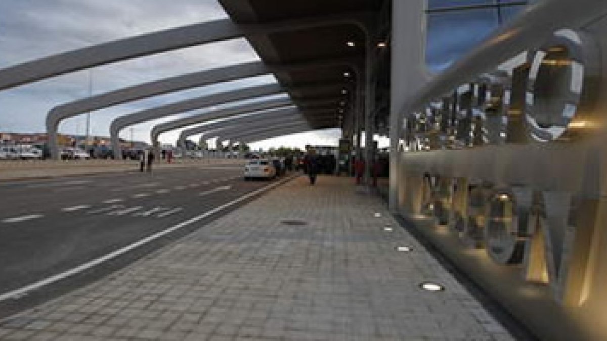 La nueva terminal del aeropuerto de León.