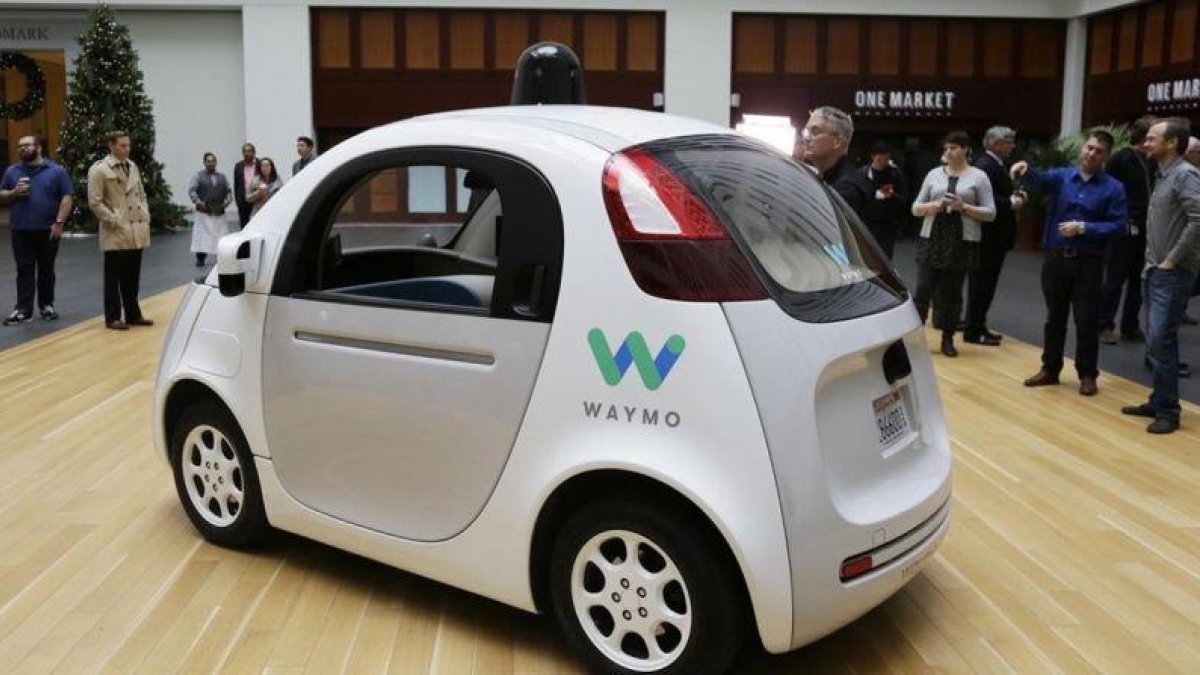 El prototipo de coche autónomo de Waymo, la filial de Google, en San Francisco.