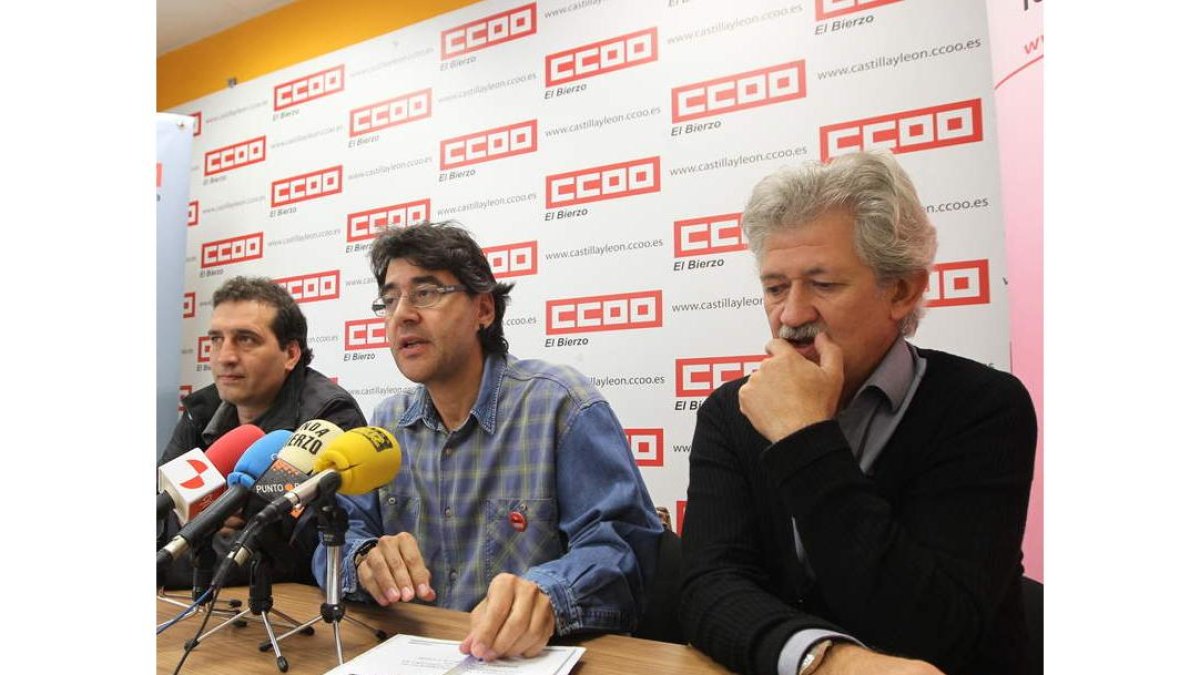 Augusto Pires, Gonzalo Díez y Alberto González Llamas.