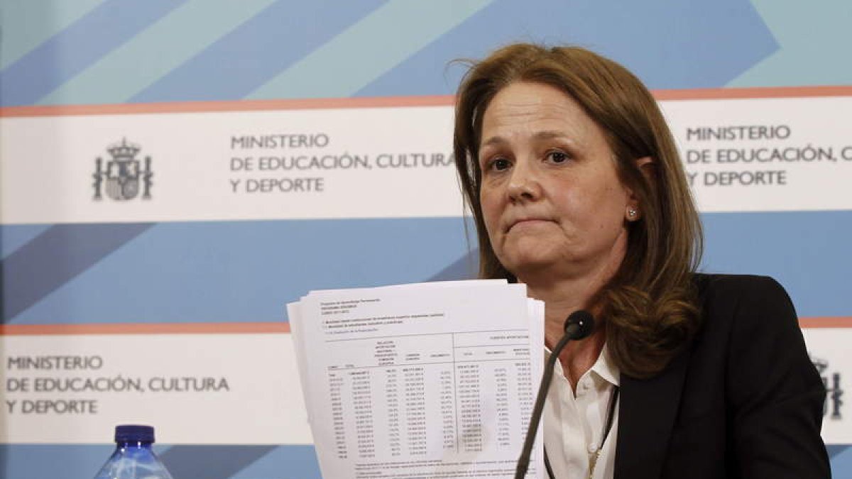 La secretaria de Estado de Educación, FP y Deporte, Montserrat Gomendio.