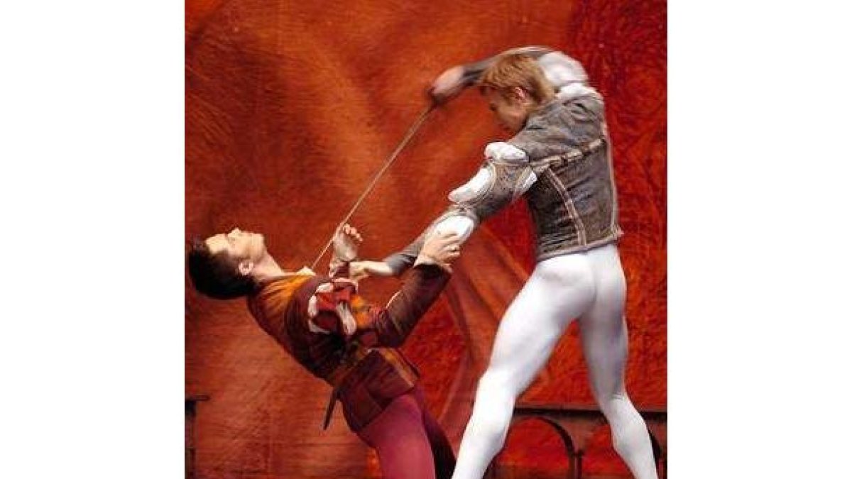 Una escena del ballet Romeo y Julieta