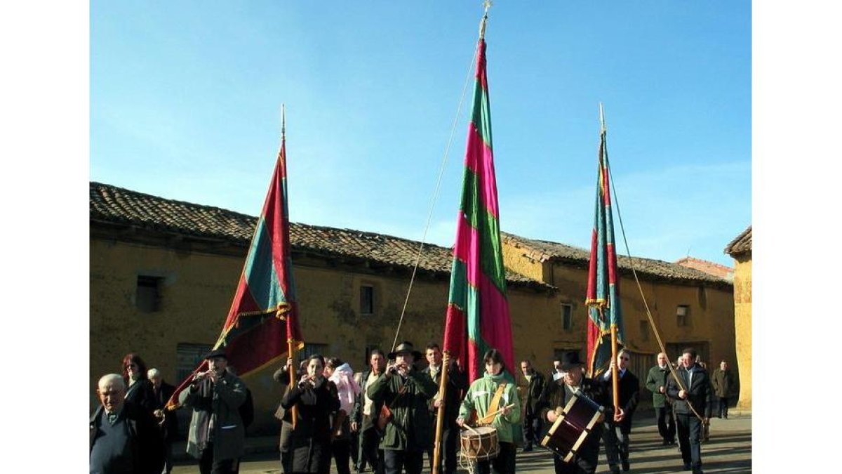 Una imagen de la festividad de San Antón en Las Grañeras. ACACIO