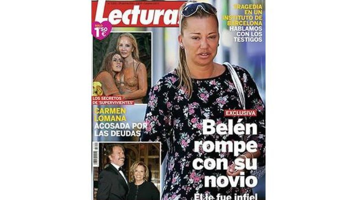 Belén Esteban, en la portada de 'Lecturas'.