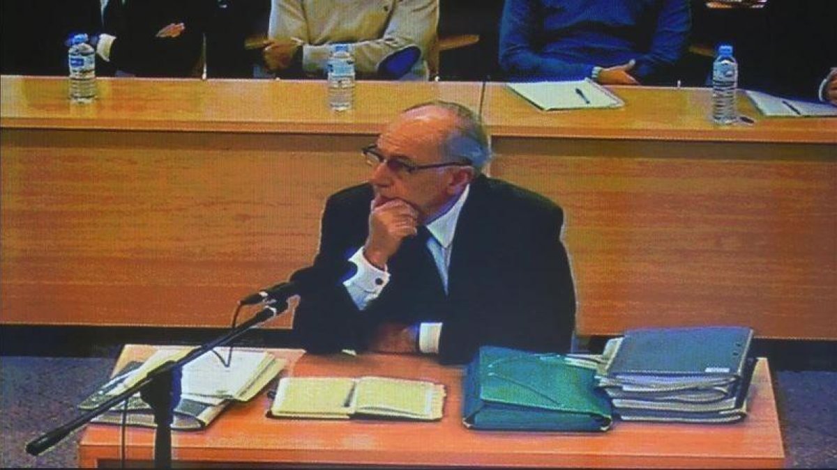 Rodrigo Rato, en el juicio por la salida a bolsa de Bankia.