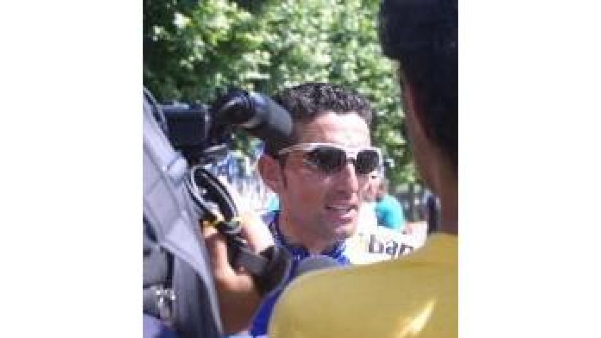 Javier Pascual Rodríguez en su última participación en la Vuelta a España