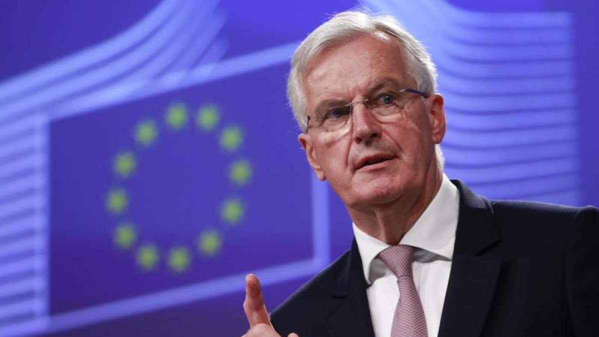 El negociador de la Unión Europea (UE) para el ‘brexit’, Michel Barnier. OLIVIER HOSLET