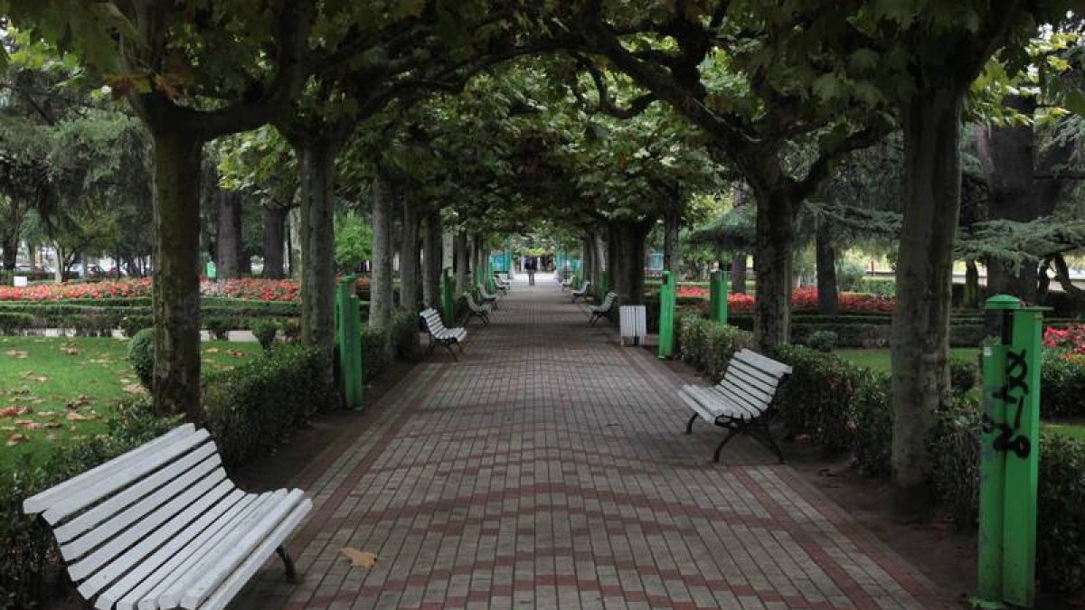 Jardín en el Paseo de Papalaguinda