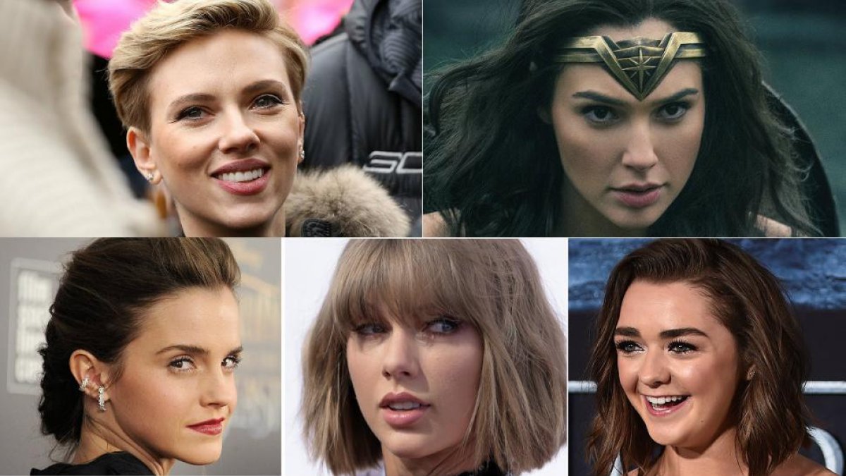 Un usuario de Reddit ha colocado caras de famosas en películas porno con bastante verosimilitud. De arriba a abajo y de izquierda a derecha, Scarlett Johansson, Gal Gadot, Emma Watson, Taylor Swift y Maisie Williams.