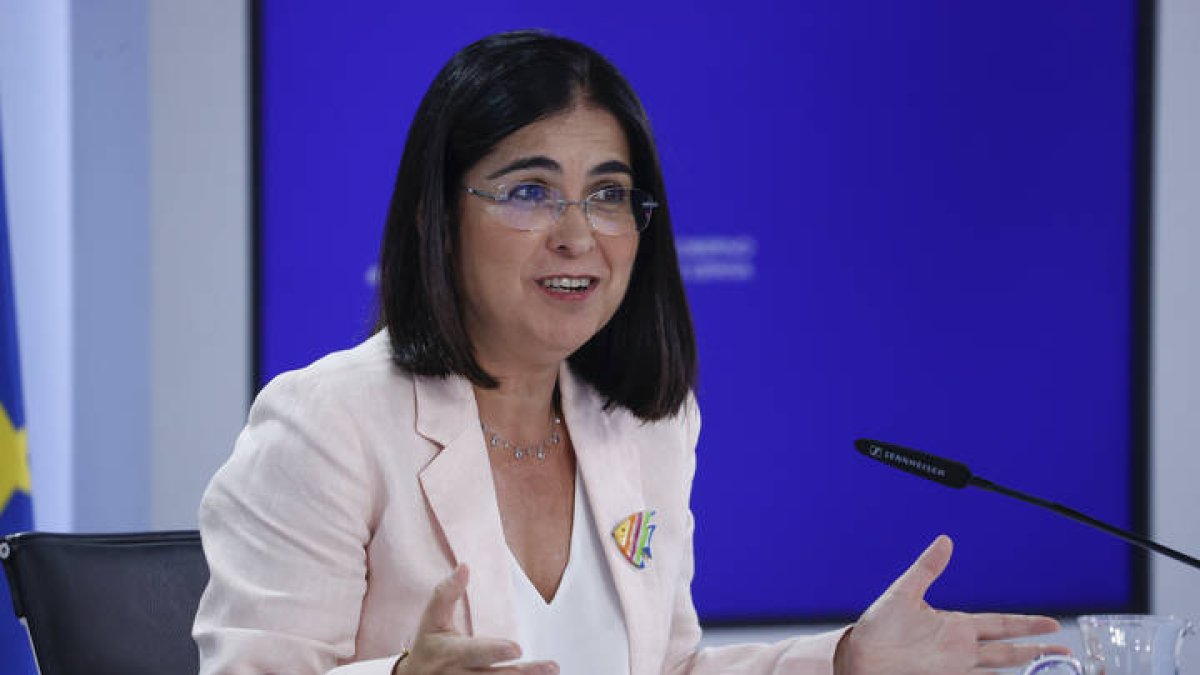 La ministra de Sanidad, Carolina Darias. JUAN CARLOS HIDALGO