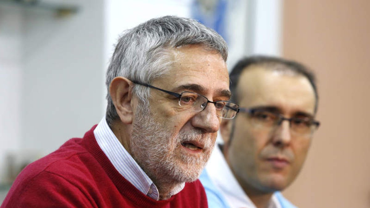 Agustín Prieto y Manuel Mayo, en la rueda de prensa.