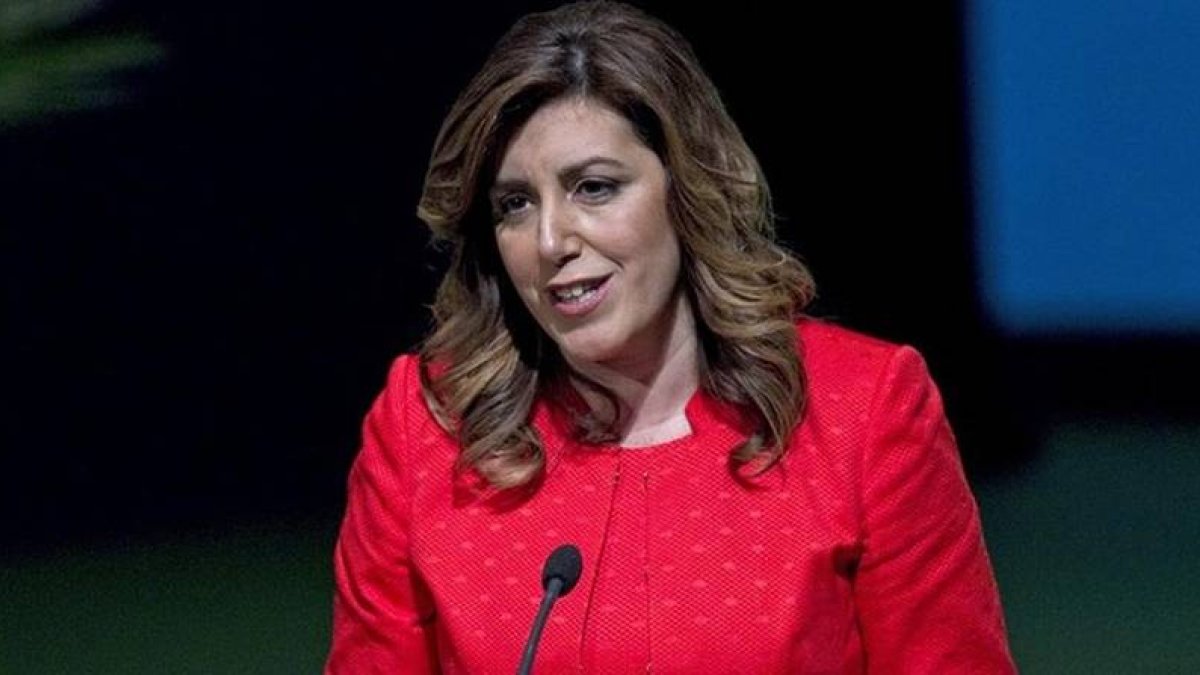 La presidenta de la Junta, Susana Díaz, en un acto con motivo de la celebración del Día de Andalucía.