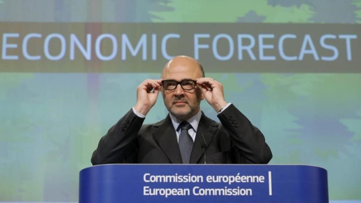 El comisario europeo de Asuntos Economicos y Financieros, Pierre Moscovici, en una foto de archivo.