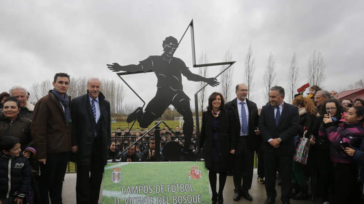 Inauguración de los campos de fútbol Vicente del Bosque.