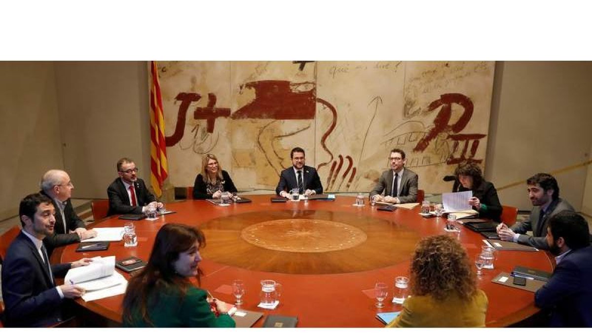 Imagen del ejecutivo de la Generalidad de Cataluña. TONI ALBIR