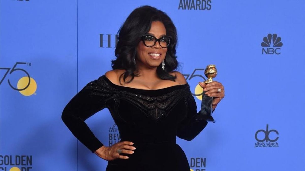 Oprah Winfrey en la gala de los Globos de Oro, el pasado 7 de enero, en Beverly Hills.