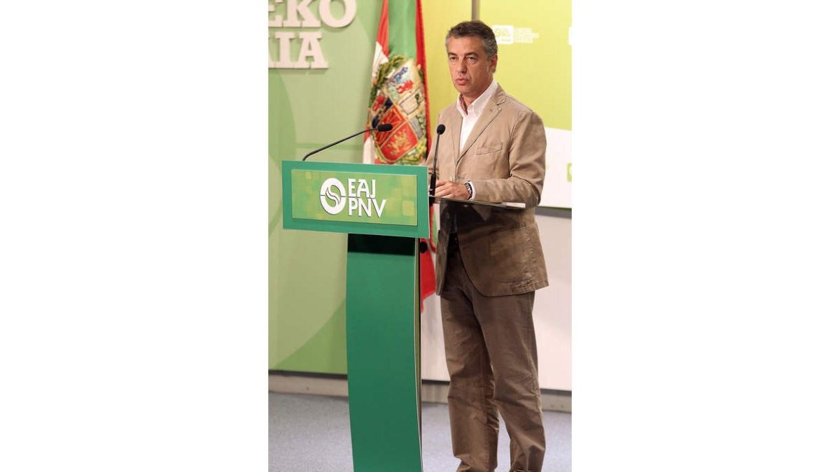 El presidente del PNV, Iñigo Urkullu.