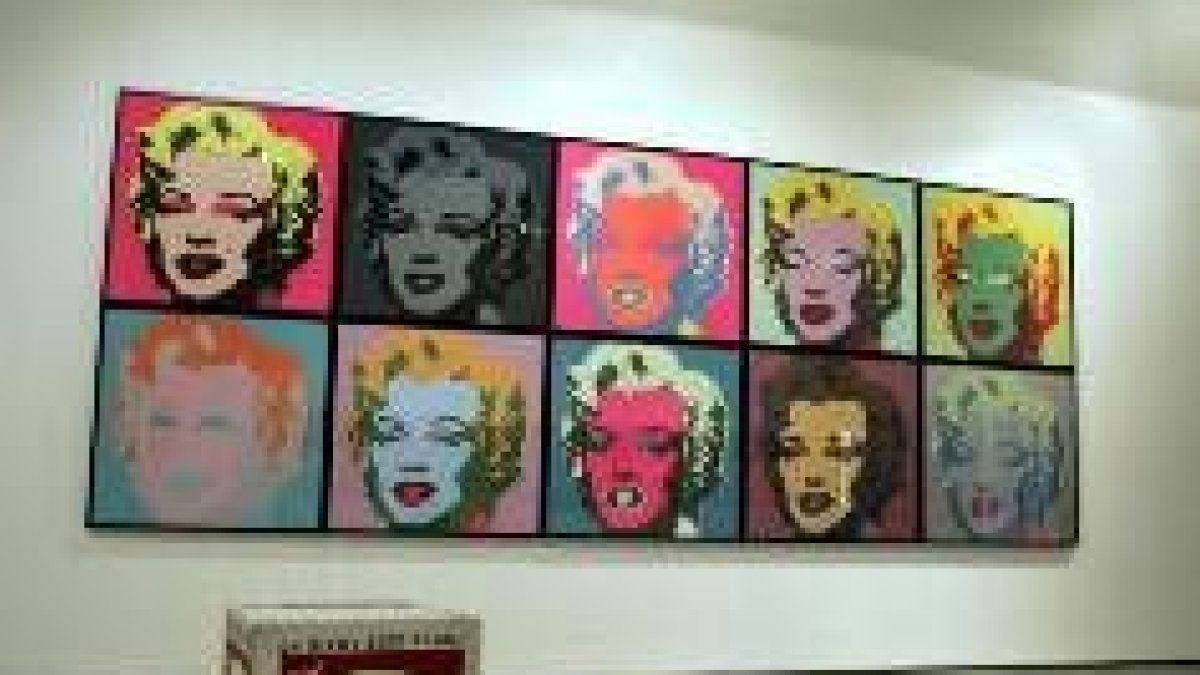 Retratos de Marilyn Monroe y otros trabajos de Andy Warhol