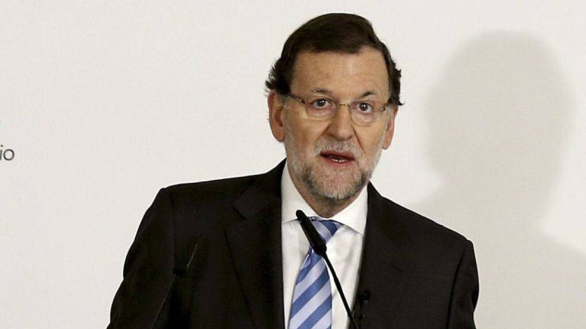 Mariano Rajoy, esta mañana.