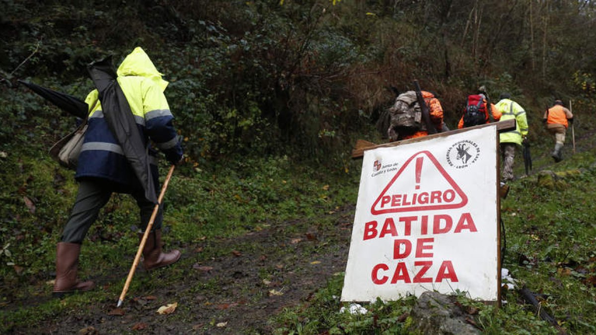 El pasado mes de diciembre de 2020 se celebró la última cacería en Picos de Europa antes de la prohibición. FERNANDO OTERO