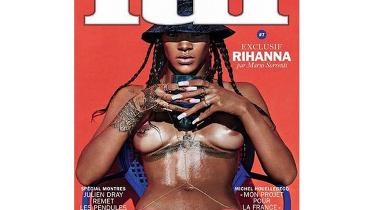 Rihanna, en la portada de la revista francesa.
